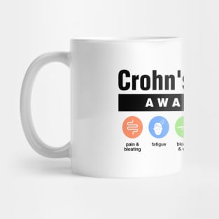 Crohn's Disease - Disability Awareness Symptoms Mug